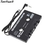 Adaptateur aux pour voiture, cassette, convertisseur mp3, prise jack 3. 5mm, pour ipod, iphone, mp3, ...