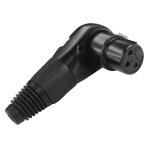 Adaptateur xlr réglable a 90 pour microphone a souder 3 broches xlr femelle angle droit connecteur a ... Adaptateur xlr réglable a 90 pour microphone a souder 3 broches xlr femelle angle droit connecteur a ...