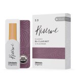 D'addario - 10 anches clarinette si bmol organic reserve classic, force 2