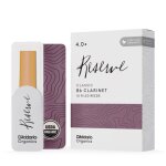 D'addario - 10 anches clarinette si b�mol organic reserve classic, force 4 +