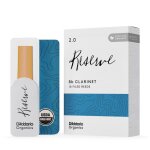 D'addario - 10 anches clarinette si bmol organic reserve, force 2