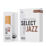 D'addario - 10 anches sax soprano organic select jazz, coupe amricaine, force 2 hard