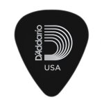 D'addario 1cbk7 - 25 - m�diators guitare cellulo�d noirs, pack de 25, extra heavy