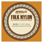 D'addario bec032, nylon translucide, a boule, . 032 - corde au détail guitare acoustique D'addario bec032, nylon translucide, a boule, . 032 - corde au détail guitare acoustique