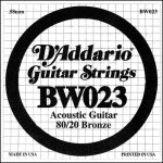 D'addario bw023 - corde au d�tail 023 bronze guitare acoustique