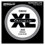 D'addario cb032 - corde détail filet plat pour basse - tirant 032 D'addario cb032 - corde détail filet plat pour basse - tirant 032