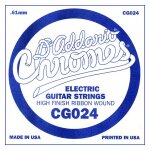 D'addario cg024, . 024 - corde au d�tail guitare electrique - filet plat