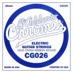 D'addario cg026, . 026 - corde au d�tail guitare electrique - filet plat