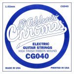 D'addario cg040, . 040 - corde au d�tail guitare electrique - filet plat