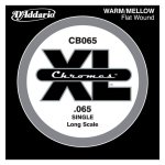 D'addario chromes cb065, longue, . 065 - corde au d�tail guitare basse