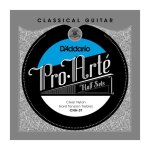 D'addario cnh - 3t pro - arte clear nylon jeu de 3 cordes aigues pour guitare classique - forte