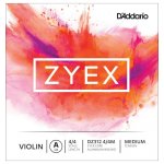 D'addario dz312 4 / 4m - corde seule (la) violon zyex, manche 4 / 4, medium