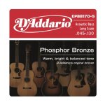 D'addario epbb170 - 5 - jeu de cordes basse acoustique 5 cordes - 45 - 130