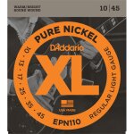 D'addario epn110 pure nickel regular light 10 - 45 - jeu de cordes guitare electrique