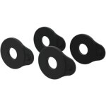 D'addario flex lock strap block 4 - pack black