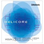 D'addario h314 4 / 4m - corde seule (sol) violon helicore, manche 4 / 4, medium