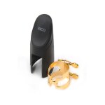 D'addario has1g - ligature h et couvre - bec - saxophone alto, dore