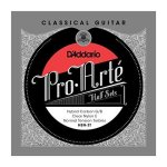 D'addario hbn - 3t pro - arte hybrid carbon jeu de 3 cordes aigues pour guitare classique