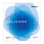 D'addario hh614 3 / 4m - corde seule (mi) contrebasse hybride helicore, manche 3 / 4, medium