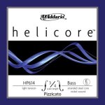 D'addario hp614 3 / 4l - corde seule (mi) contrebasse pizzicato helicore, manche 3 / 4, light