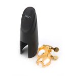 D'addario hts2g - ligature h et couvre - bec - saxophone tnor (becs en mtal), dore