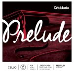 D'addario j1011 4 / 4m - corde seule (la) violoncelle prelude, manche 4 / 4, medium