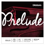 D'addario j1012 4 / 4m - corde seule (r) violoncelle prelude, manche 4 / 4, medium
