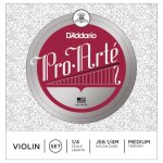D'addario j56 1 / 4m - jeu de cordes violon pro - arte, manche 1 / 4, medium