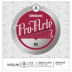 D'addario j5602 4 / 4m - corde seule (la) violon pro - arte, manche 4 / 4, medium