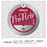 D'addario j56w 4 / 4m - jeu de cordes avec corde de r� a filet violon pro - arte, manche 4 / 4, medium ...