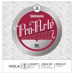 D'addario j5804 sm - corde seule (do) alto pro - arte, short scale, medium