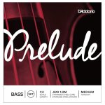 D'addario j610 1 / 2m - jeu de cordes contrebasse prelude, manche 1 / 2, medium