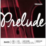 D'addario j611 3 / 4m - corde seule (sol) contrebasse prelude, manche 3 / 4, medium