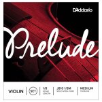 D'addario j810 1 / 8m - jeu de cordes violon prelude, manche 1 / 8, medium