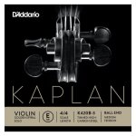 D'addario k420b - 3 - corde seule (mi) violon golden spiral solo, manche 4 / 4, medium