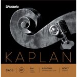 D'addario k610 3 / 4h - jeu de cordes contrebasse kaplan, manche 3 / 4, heavy D'addario k610 3 / 4h - jeu de cordes contrebasse kaplan, manche 3 / 4, heavy