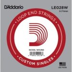 D'addario le028w - corde banjo au détail a boucle filé nickel D'addario le028w - corde banjo au détail a boucle filé nickel