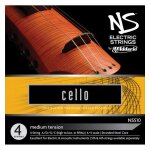 D'addario ns510 - jeu de cordes violoncelle ns electric, manche 4 / 4, medium D'addario ns510 - jeu de cordes violoncelle ns electric, manche 4 / 4, medium