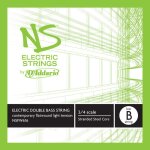 D'addario nsfw616 - corde seule moderne (si grave) contrebasse ns electric, manche 3 / 4, medium