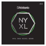 D'addario nyxlb045, nyxl filet nickel, diapason long, . 045 - corde au dtail guitare basse