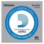 D'addario pl0135, . 0135 - corde au d�tail acier pur guitare