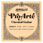 D'addario pro - arte j4606lp, hard, sixième corde - corde au détail composite - guitare classique D'addario pro - arte j4606lp, hard, sixième corde - corde au détail composite - guitare classique