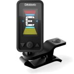 D'addario pw - ct - 27 eclipse rechargeable headstock tuner accordeur rechargeable pour guitare, basse ...