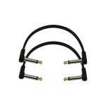 D'addario pw - fprr - 206 - 2 c�bles patch plats, angle droit 15 cm