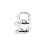D'addario rcl1ln - ligature clarinette si bmol, nickele