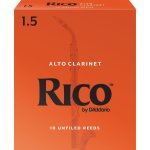 D'addario rda1015 - anches clarinette alto, force 1. 5, bo�te de 10