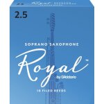 D'addario rib1025 - anches saxophone soprano, force 2. 5, bo�te de 10