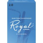 D'addario rlb1020 - anches saxophone baryton, force 2. 0, bo�te de 10