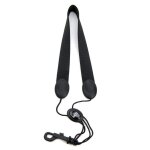 D'addario sja13 - cordon pour saxophone, alto / soprano, nylon noir, crochet a mousqueton D'addario sja13 - cordon pour saxophone, alto / soprano, nylon noir, crochet a mousqueton