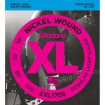 D'addario soft exl170s - jeu de cordes basse electrique diapason court